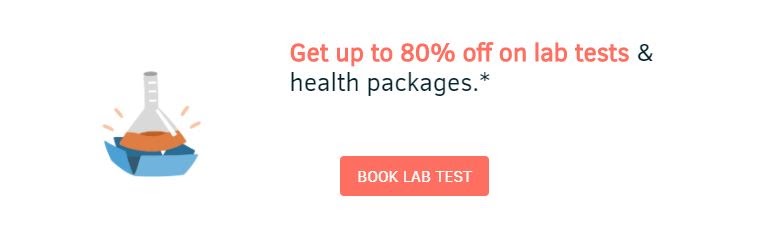 1 mg - get upto 80 percent off on lab tests